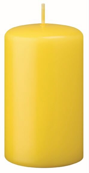 Stumpenkerzen  Zitrone Citron, 80 x 40 mm, 36 Stück