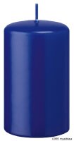 Stumpenkerzen  Royalblau, 60 x 50 mm, 24 Stück